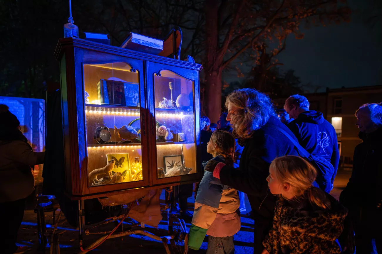 installaties winter wandeling